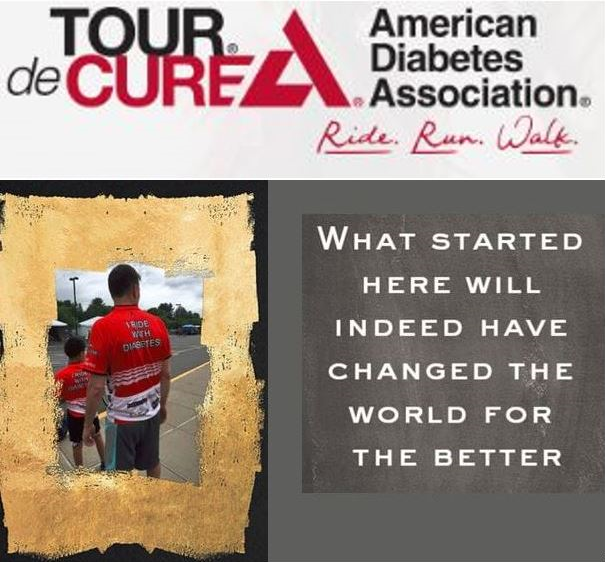 Tour de Cure. American Diabetes Association. What started here will indeed have changed the world for the better