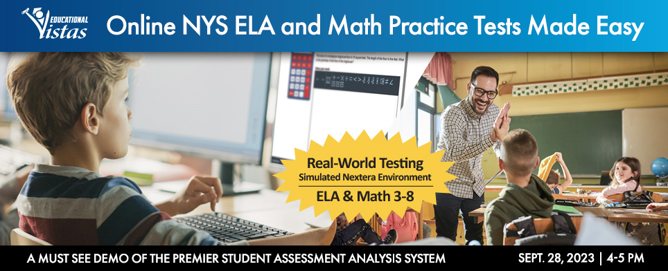 "Online NYS ELA & Math Practice Tests Made Easy" Event