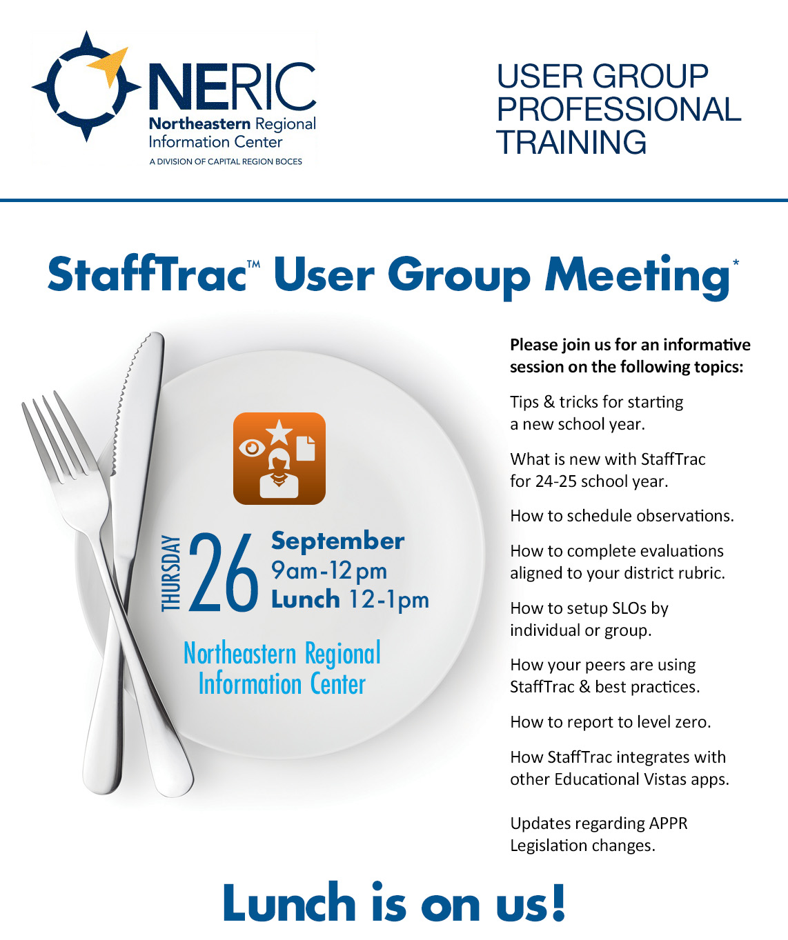 NERIC StaffTrac User Group Meeting