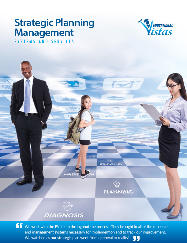 Strategic Planning Management Trifold Brochure Cover